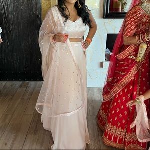 Indian lehenga choli saree